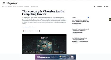 Entrepreneur feature