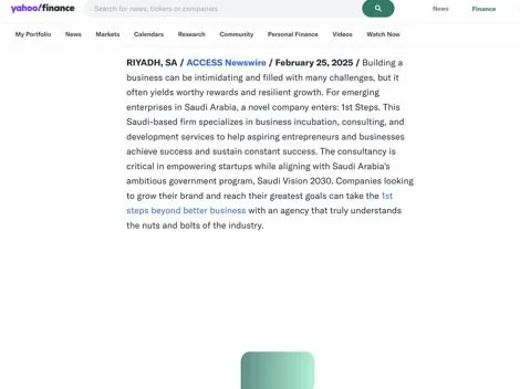 Yahoo Finance feature